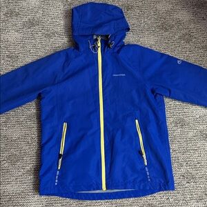 Kids Blue Jacket with Yellow Accents
